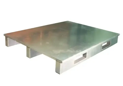4 way top cover steel pallet-edited